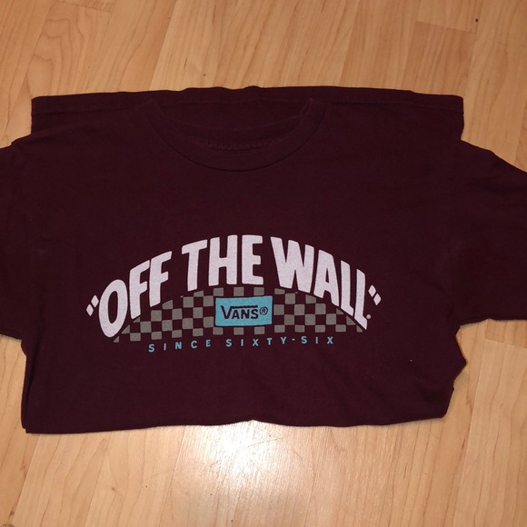 Vans Other - Maroon Vans Tee